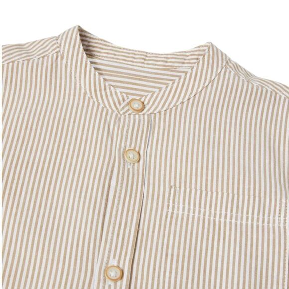 ZARA Kids | Brown/White | STRIPED SHIRT - Picture 3 of 4